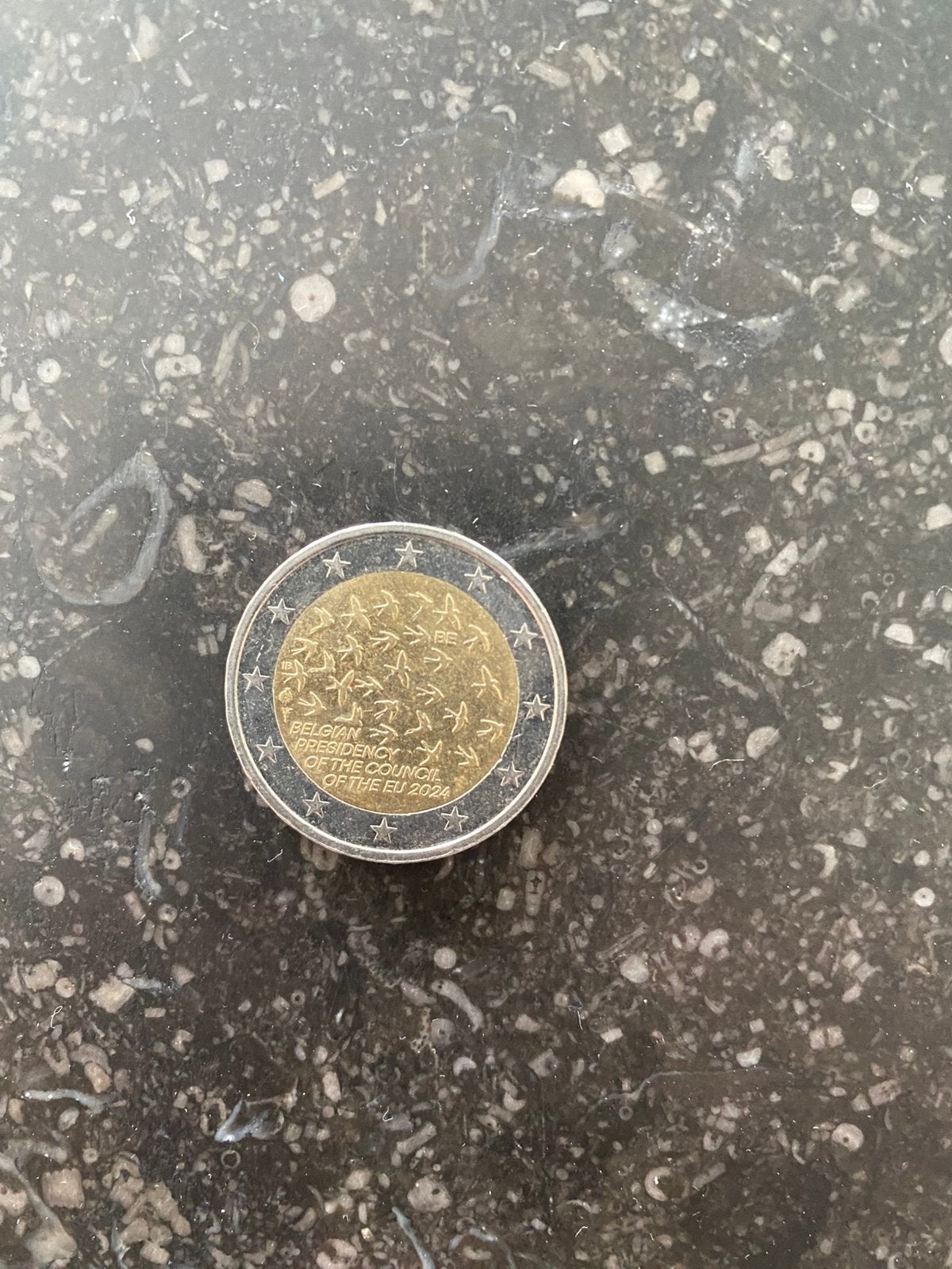 Belgisch voorzitterschap van de Raad van de Europese Unie., Ophalen of Verzenden, België, 2 euro, Losse munt