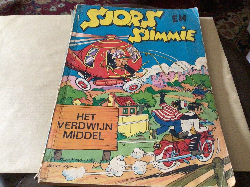 Sjors en sjimmie het verdwijn middel 1967 strip, Boeken, Stripverhalen, Ophalen of Verzenden, Gelezen