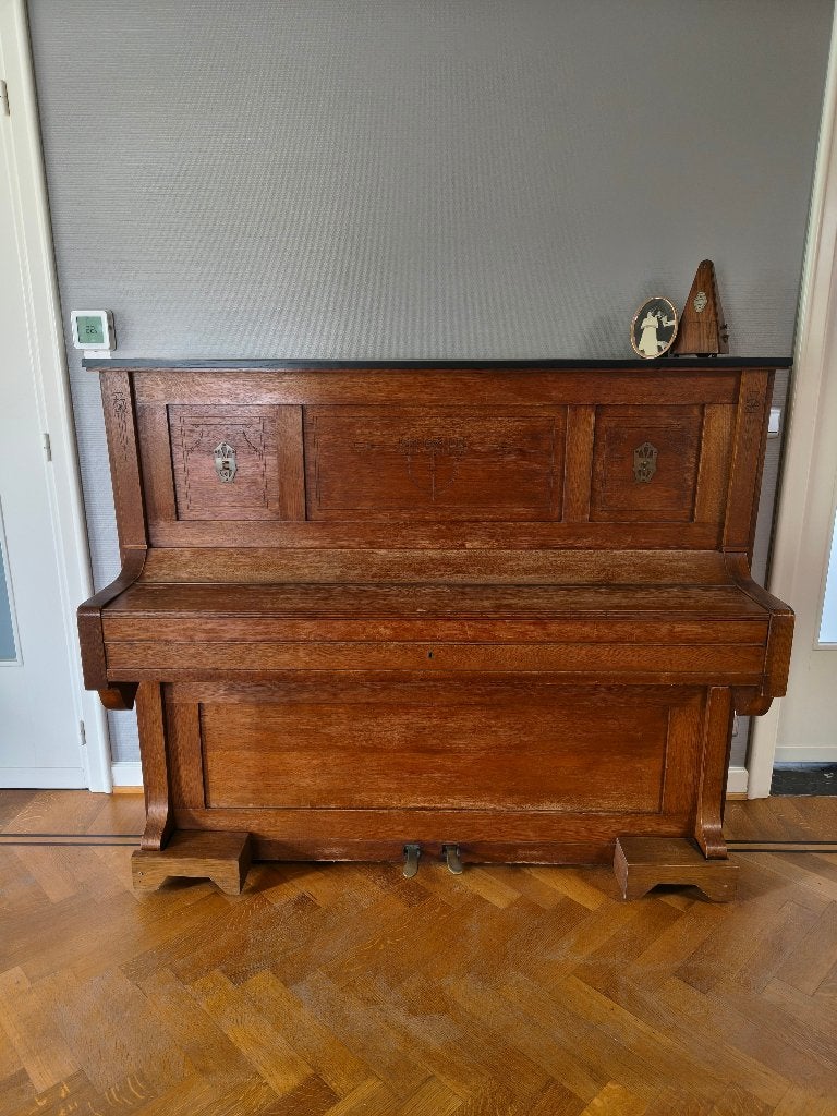 Piano, Muziek en Instrumenten, Ophalen, Gebruikt, Bruin, Piano