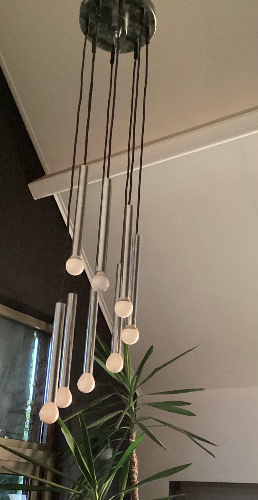 Vintage luster, Huis en Inrichting, Lampen | Kroonluchters, Ophalen, Gebruikt