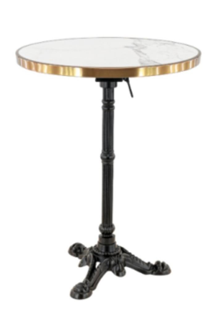 Franse bistro tafels rond 60cm INKLAPBAAR horeca actie, Tuin en Terras, Tuintafels, Nieuw, Rond, Metaal, Ophalen of Verzenden