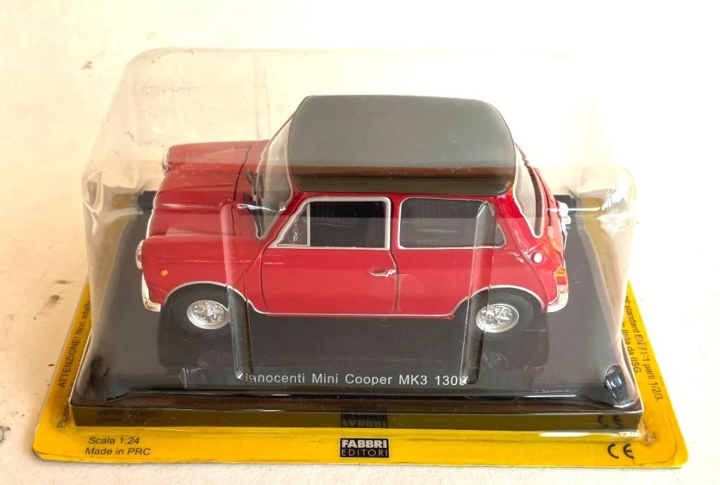 Innocenti Mini Cooper MK3 1300 Fabbri., Hobby & Loisirs créatifs, Voitures miniatures | 1:24, Enlèvement ou Envoi, Comme neuf