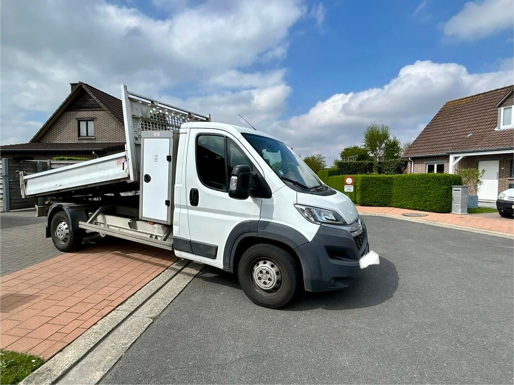 Citroen jumper benne basculante..2018..gps..airco, Autos, Achat, Euro 6, Citroën, Diesel