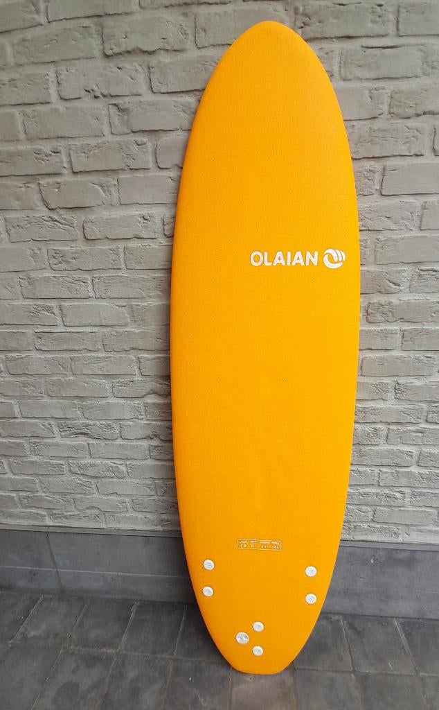 soft top surfboard, Sports nautiques & Bateaux, Planche à voile sur vague, Enlèvement, Comme neuf, Autres types, Avec ailerons