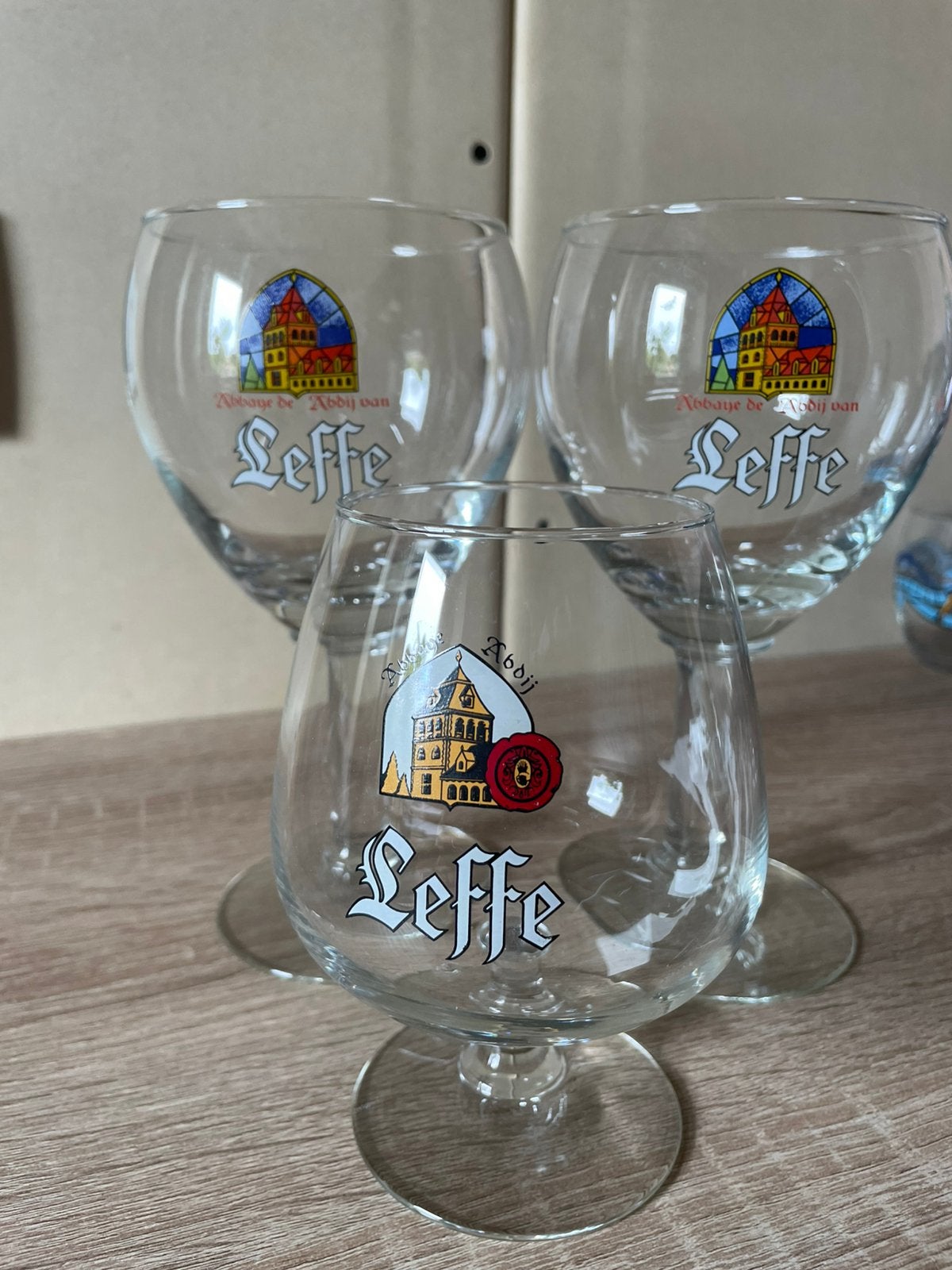 Lot 3 verres Leffe, Collections, Enlèvement, Comme neuf, Leffe