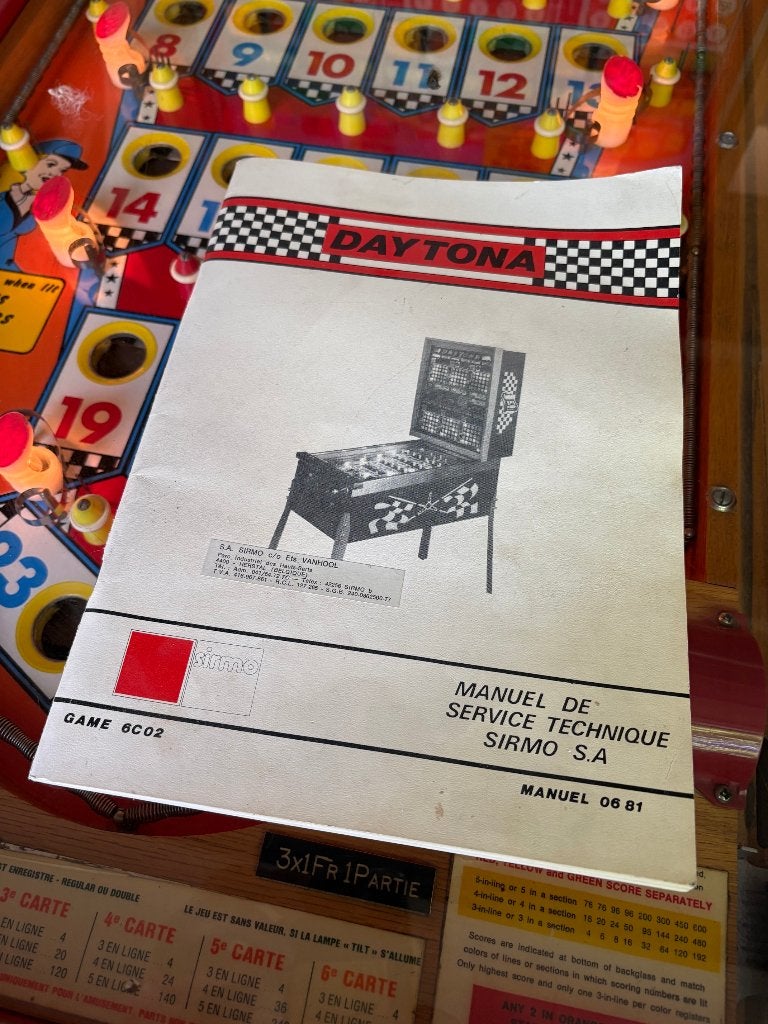 Bingo kast Daytona - 1954, Verzamelen, Ophalen, Gebruikt, Met sleutels