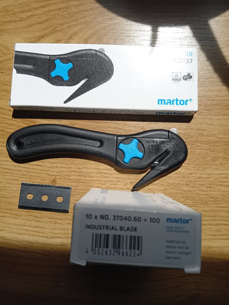 Folie en strapband snijmes Martor, Enlèvement, Neuf, Autres types