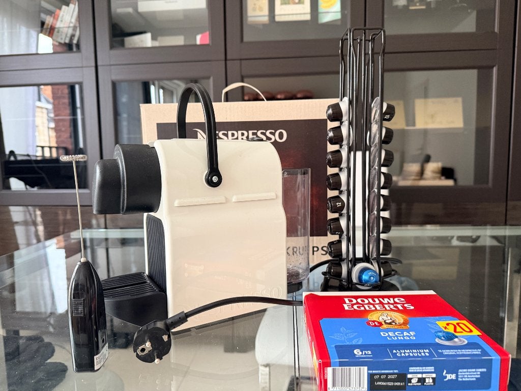 Krups Nespresso Machine, Electroménager, Enlèvement, Utilisé, Cafetière, Dosettes et capsules de café