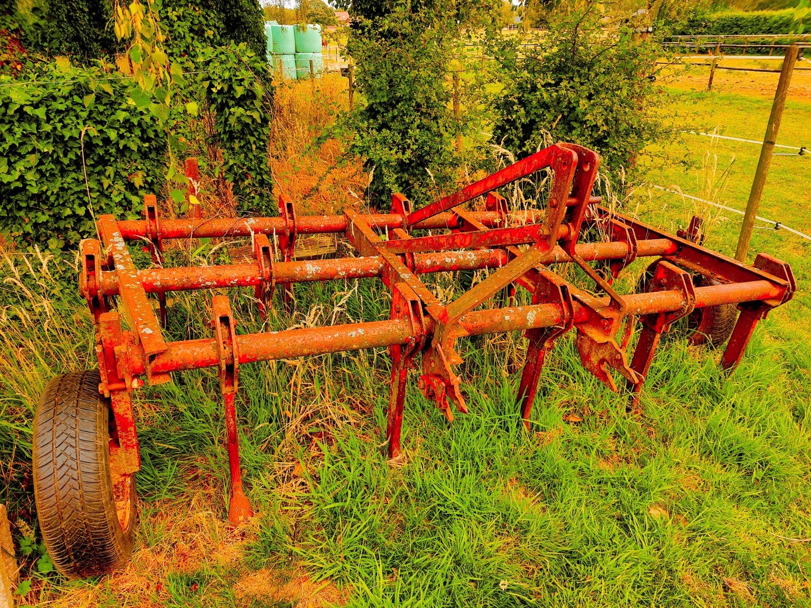 Cultivator Steeno 2,60m breed met zijwielen., Zakelijke goederen, Ophalen