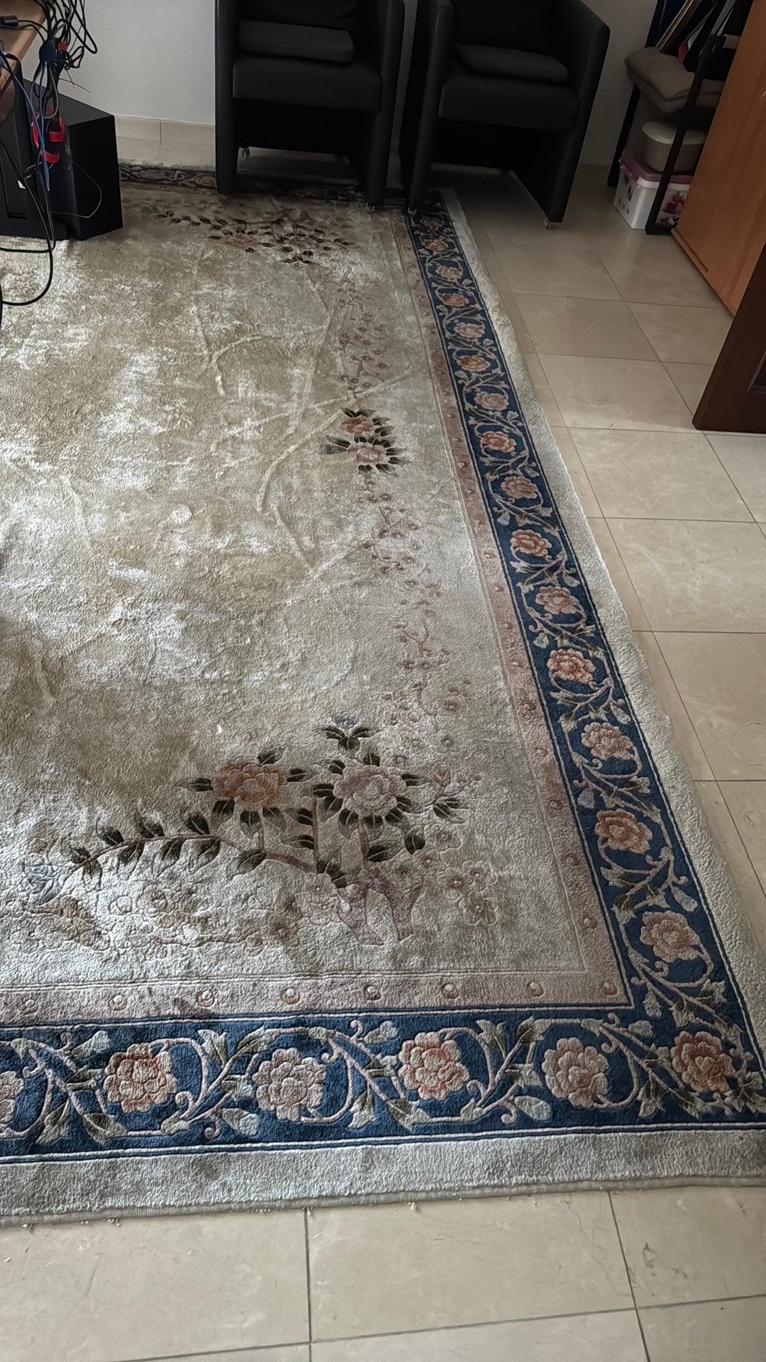 Zijde chinese mat 4 meter, Ophalen, Zo goed als nieuw