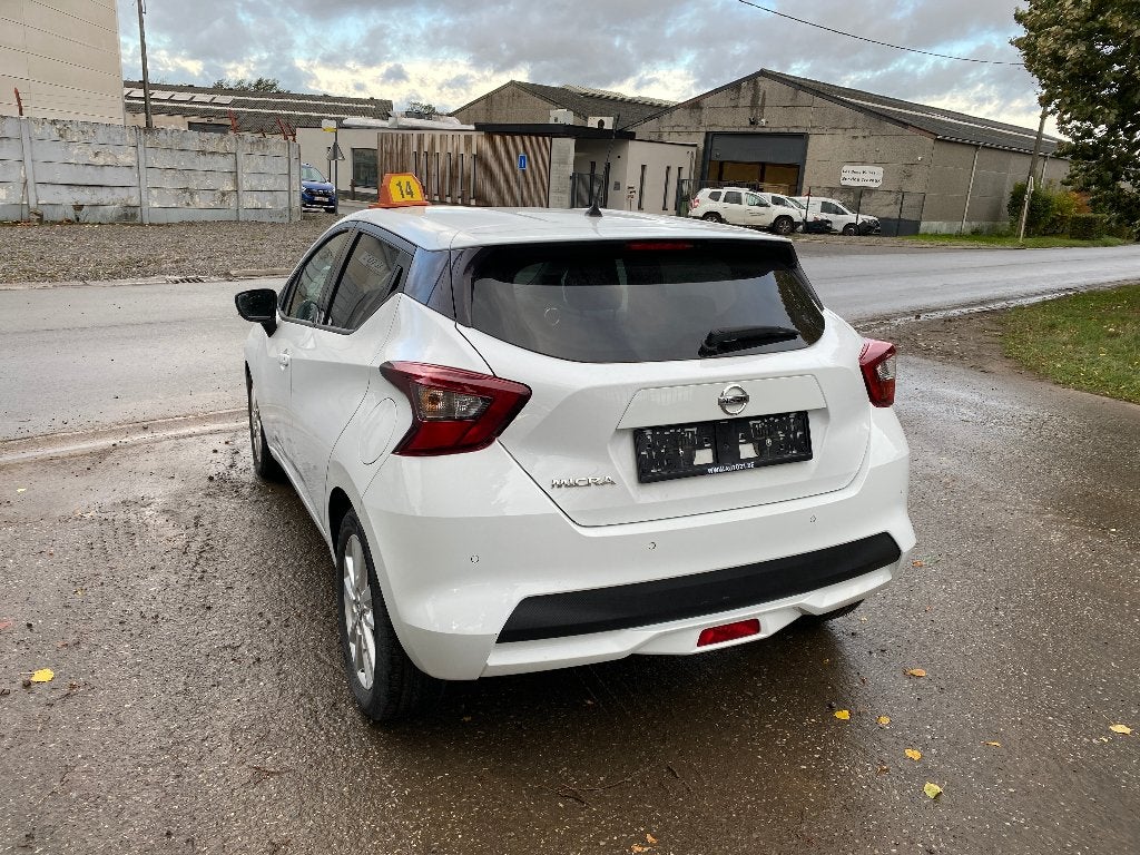 Nissan Micra 1.0 IG-T Tekna Xtronic, Auto's, Stof, Wit, https://public.car-pass.be/vhr/a5cfad18-3af6-45e1-acc0-f2dbd9bb14ca, 1000 cc