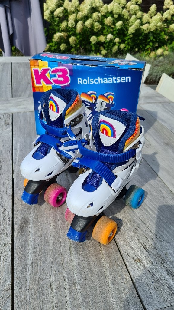 Rolschaatsen K3 maat 30-33, Ophalen, Kinderen, Verstelbaar, Gebruikt