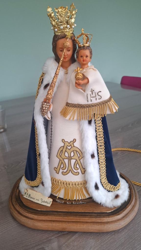 Heilig beeld van Maria  OL van Clarissen, Enlèvement