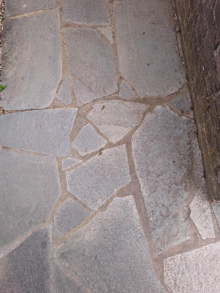 Flagstones - terrastegels, Jardin & Terrasse, Tuiles de terrasse, Utilisé, 10 m²² ou plus, Enlèvement