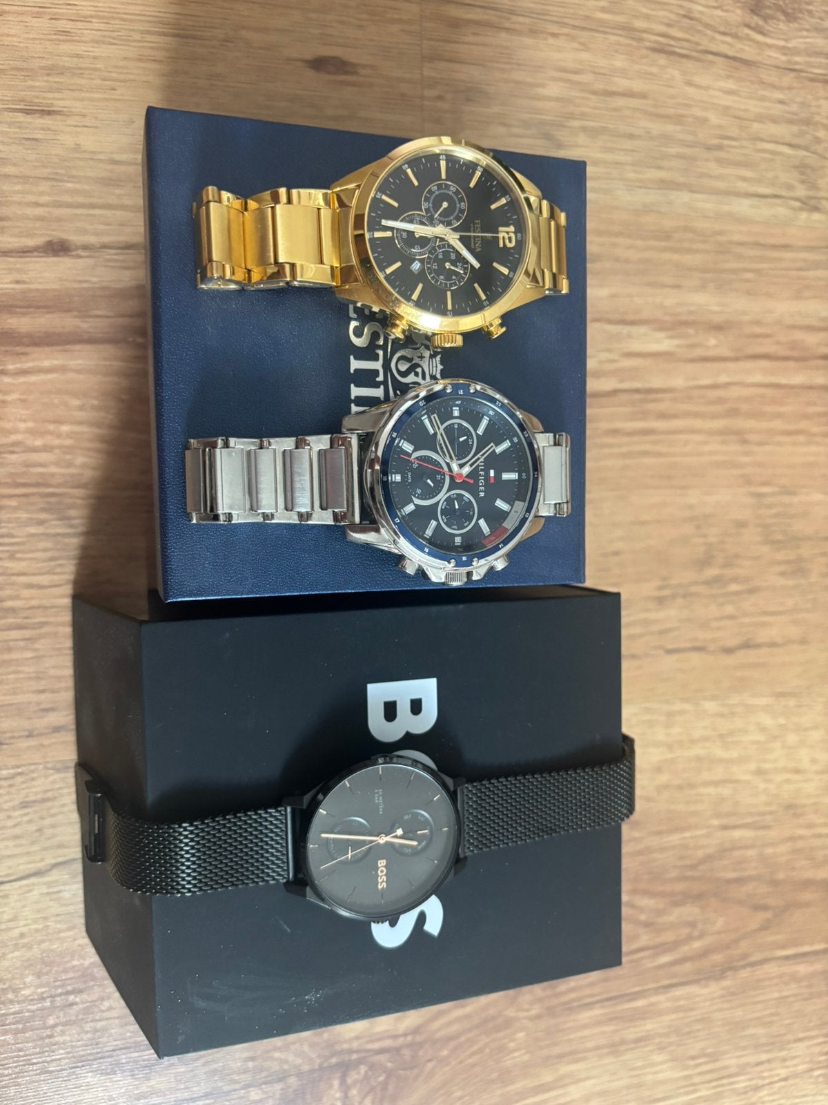 3 horloges, Handtassen en Accessoires, Horloges | Heren, Ophalen of Verzenden, Zo goed als nieuw