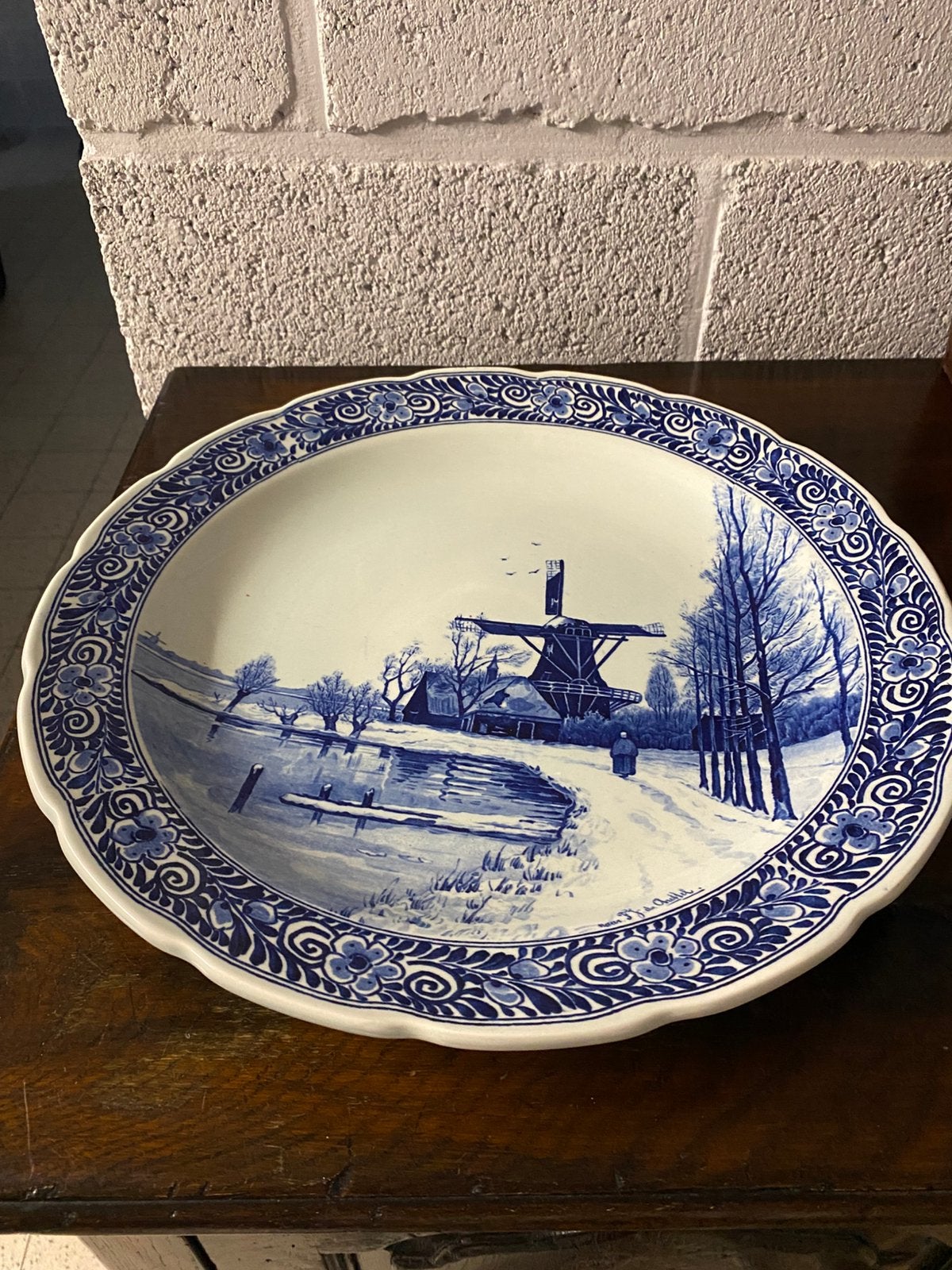 Delfts bord, Antiek en Kunst, Ophalen of Verzenden