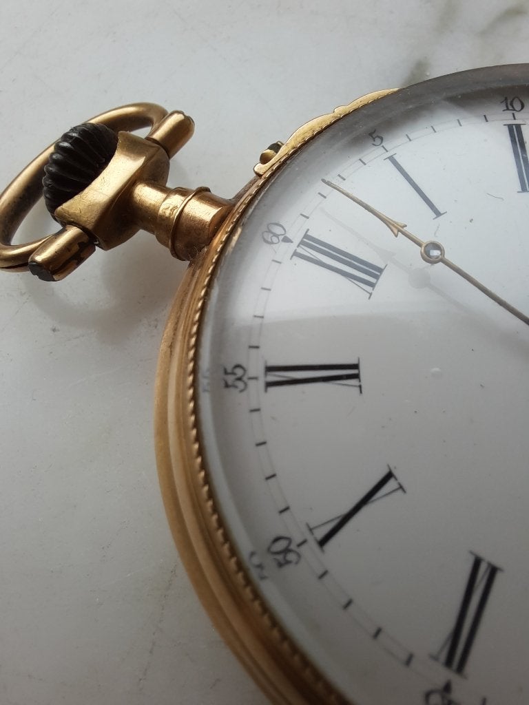 Montre de poche ancienne - Or massif 18 carats, Bijoux, Sacs & Beauté, Autres marques, 1900 à 1930, Or, Enlèvement