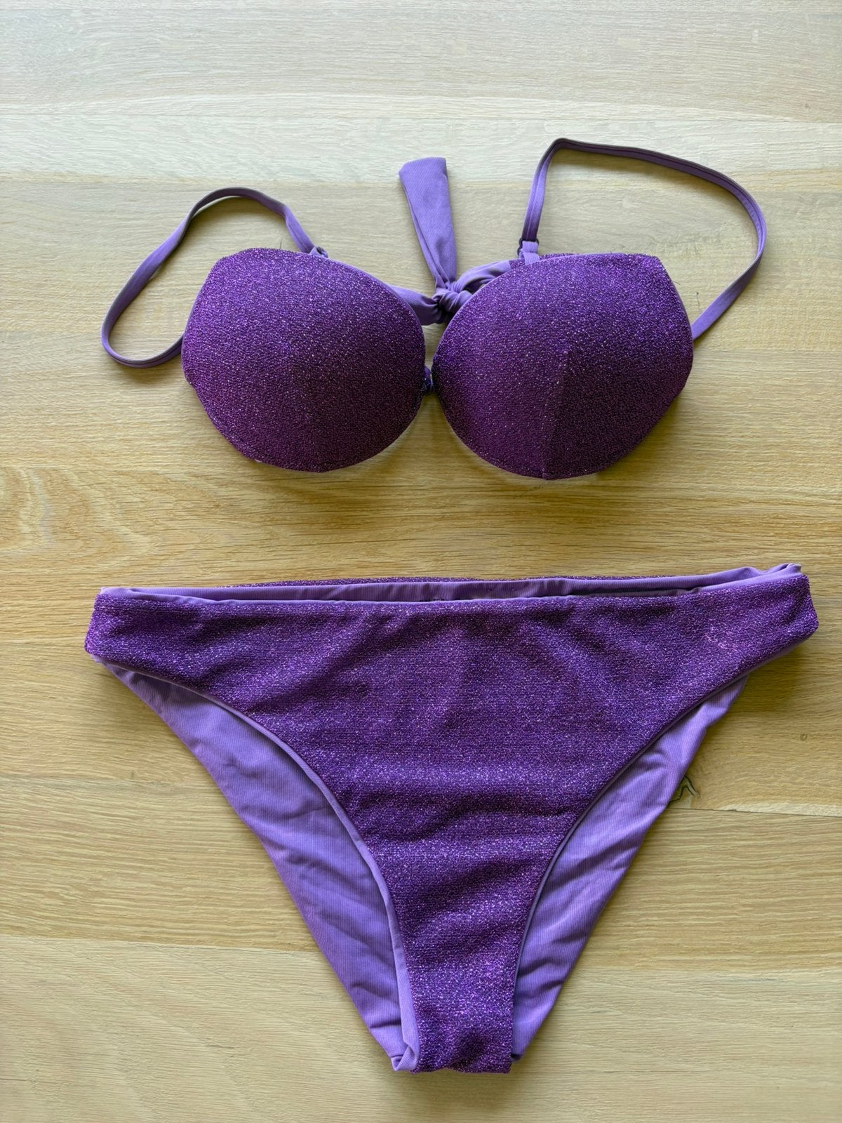 Paarse bikini van Calzedonia, Enlèvement ou Envoi, Comme neuf, Violet, Bikini