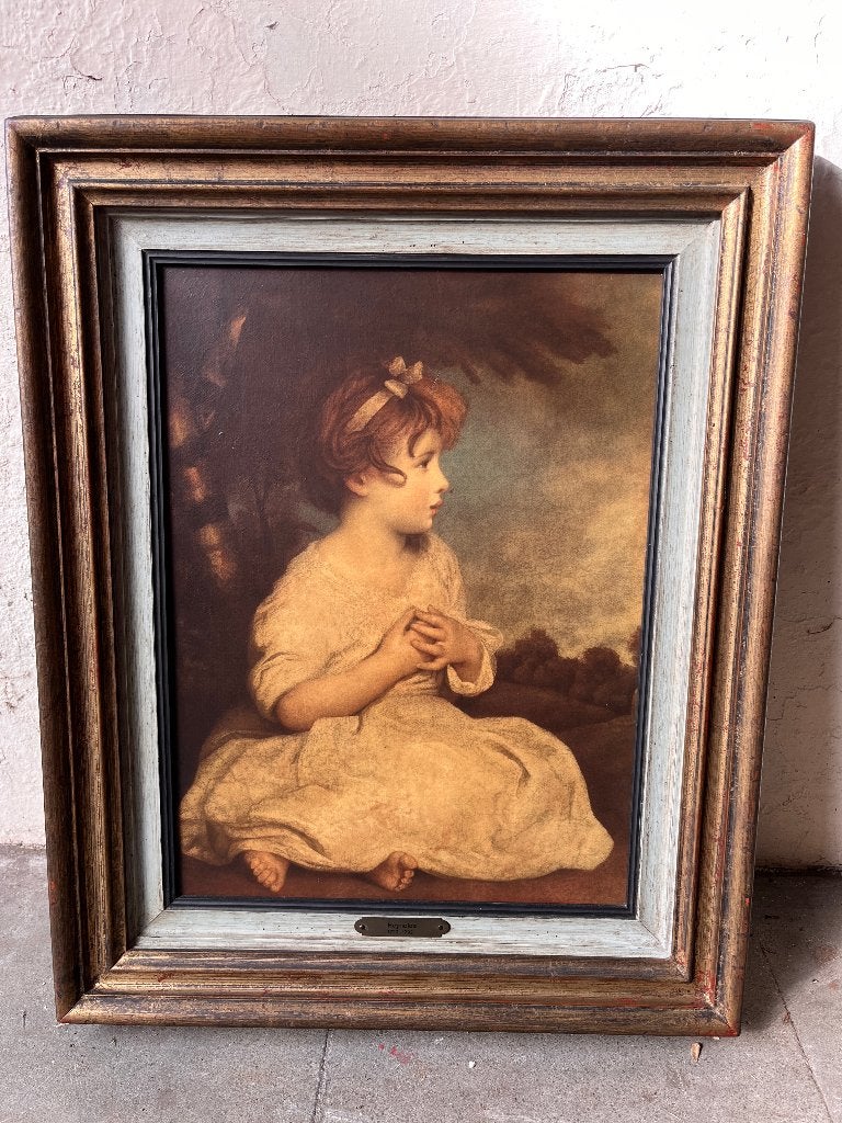 De leeftijd van Onschuld, Antiquités & Art, Art | Peinture | Classique, Portrait ou Personnes, Peinture à l'huile, Cadre spécial