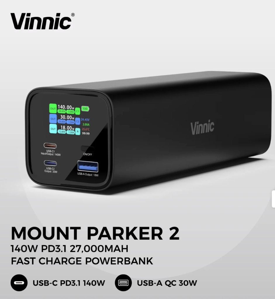 power bank VINNIC 140w Flight-safe, Ophalen, Zo goed als nieuw