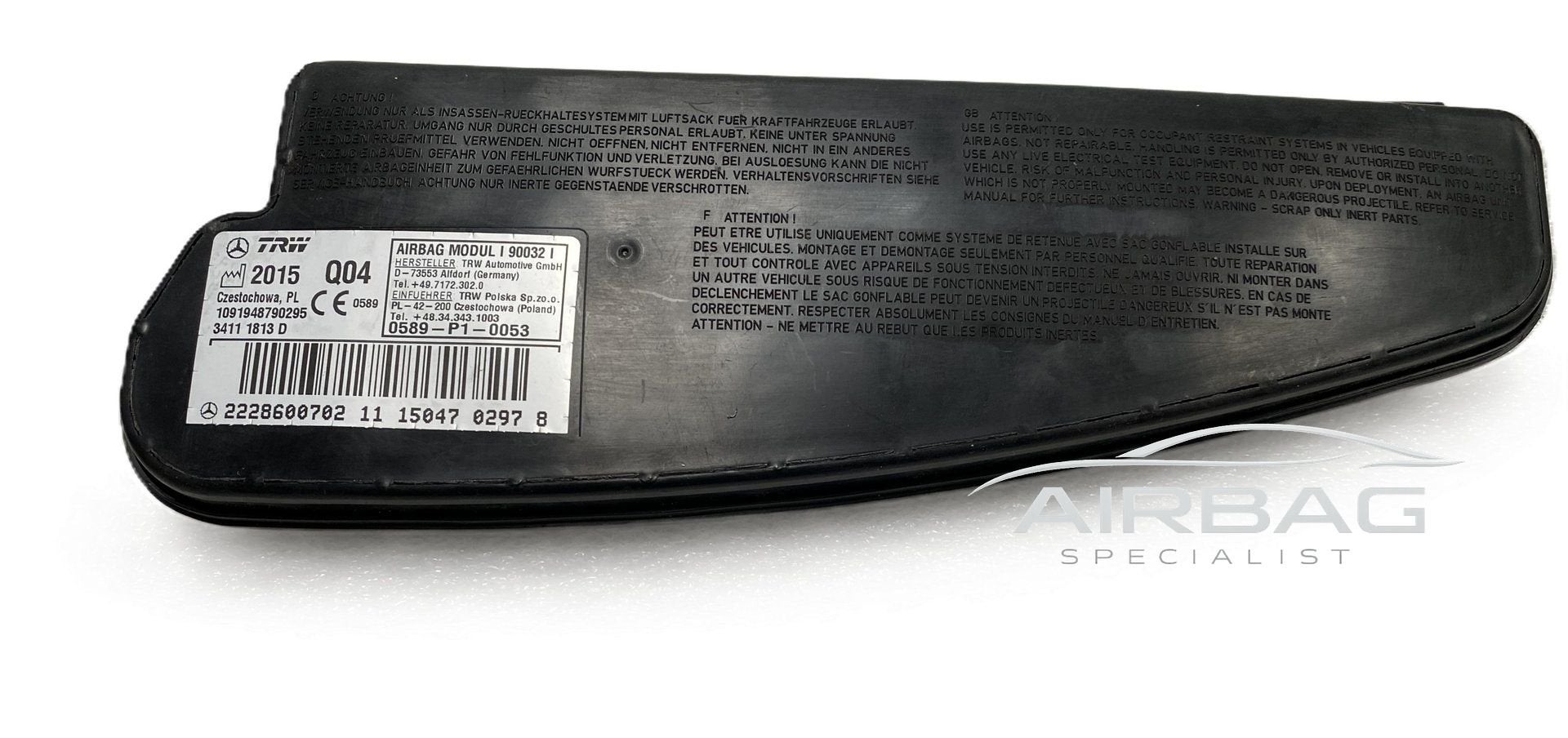 Mercedes Vito,V-klasse,S-klasse stoel zetel seat airbag Left, -, Utilisé, -, -