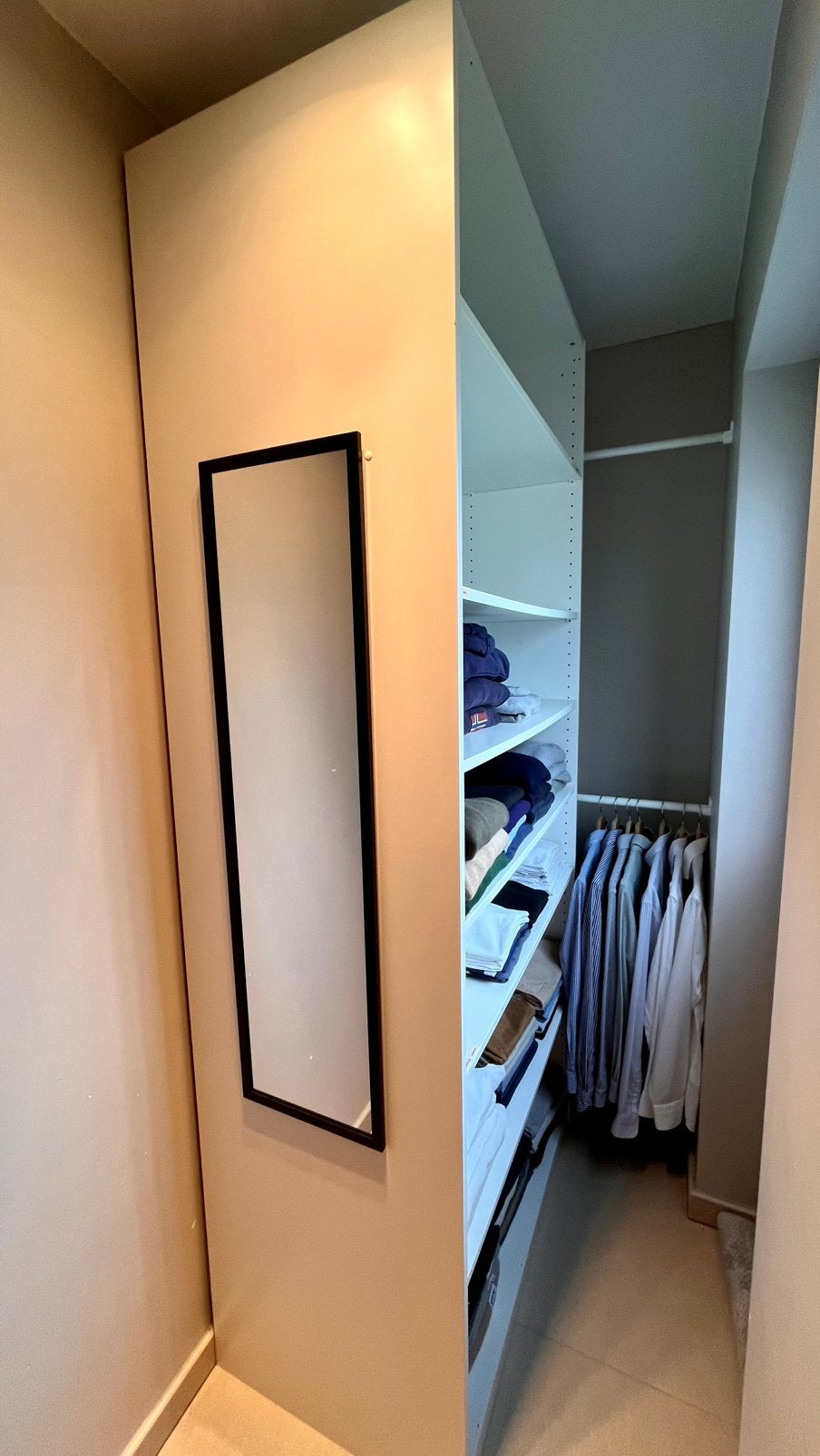 IKEA kleerkast – €80, Strak, Avec tablette(s), Enlèvement, Utilisé
