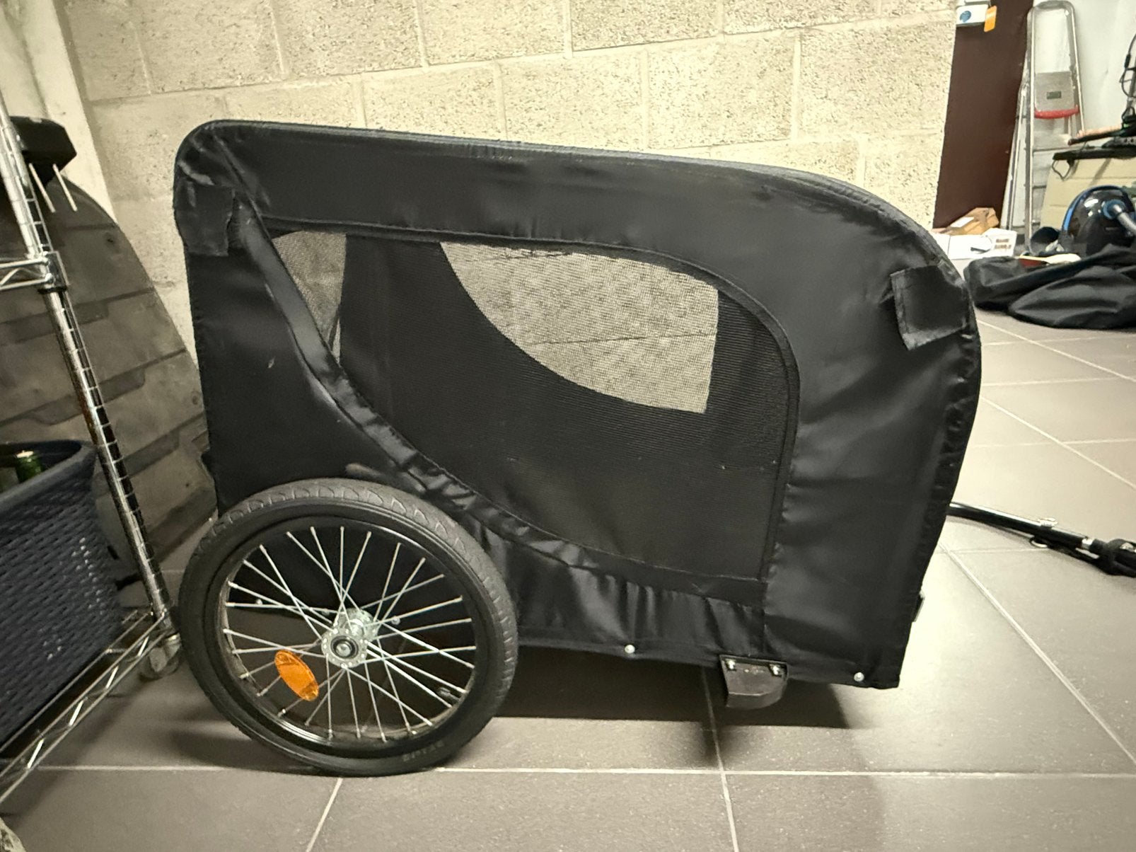 Honden fietskar, Enlèvement, Comme neuf, Remorque pour chien, 40 à 60 kg