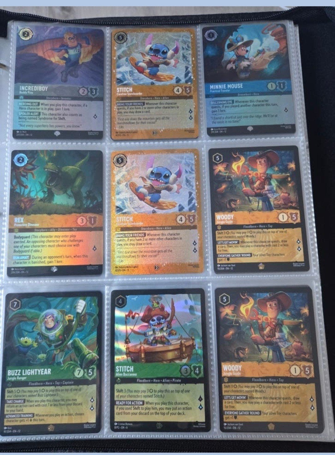Lorcana boek met rare kaarten., Hobby en Vrije tijd, Verzamelkaartspellen | Magic the Gathering, Ophalen