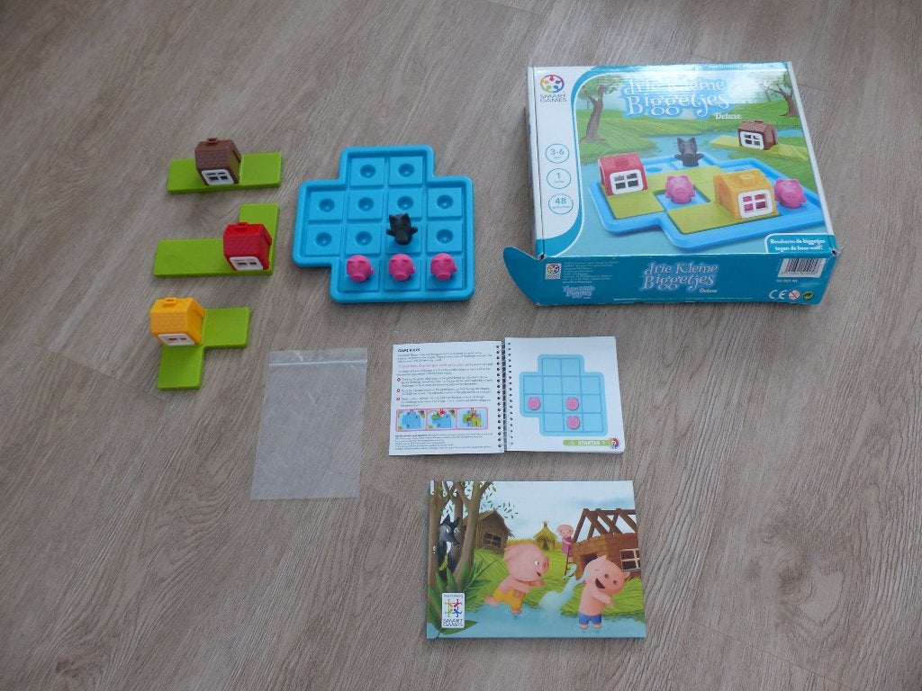 Smartgames Deluxe - 3 kleine Biggetjes, Ophalen of Verzenden, Zo goed als nieuw