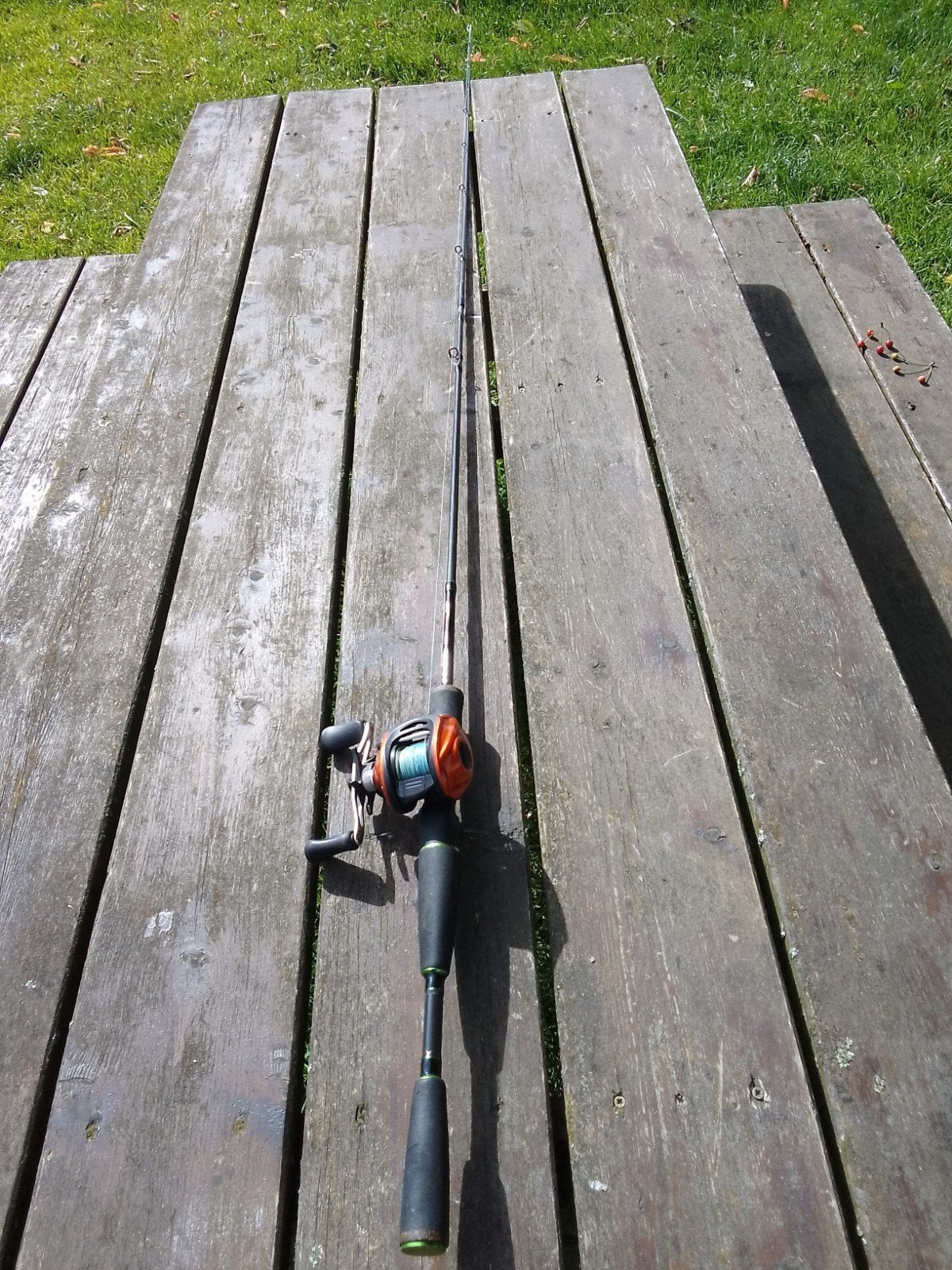 Canne casting DAM YAGI 1, 98m 2brins+moulin DAM quick 200, Enlèvement, Moulinet