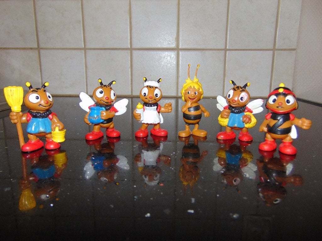 Oude Maya de bij poppetjes, Verzamelen, Ophalen of Verzenden, Gebruikt