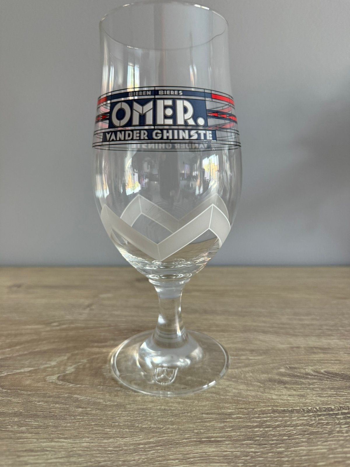Omer glas, Verzamelen, Ophalen of Verzenden, Zo goed als nieuw, Bierglas