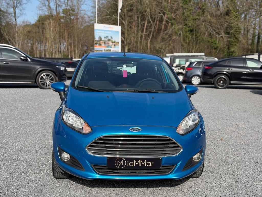 FORD FIESTA - 1.6 BENZINE - AUTOMAAT, Auto's, Ford, Automaat, Stof, Zwart, Blauw