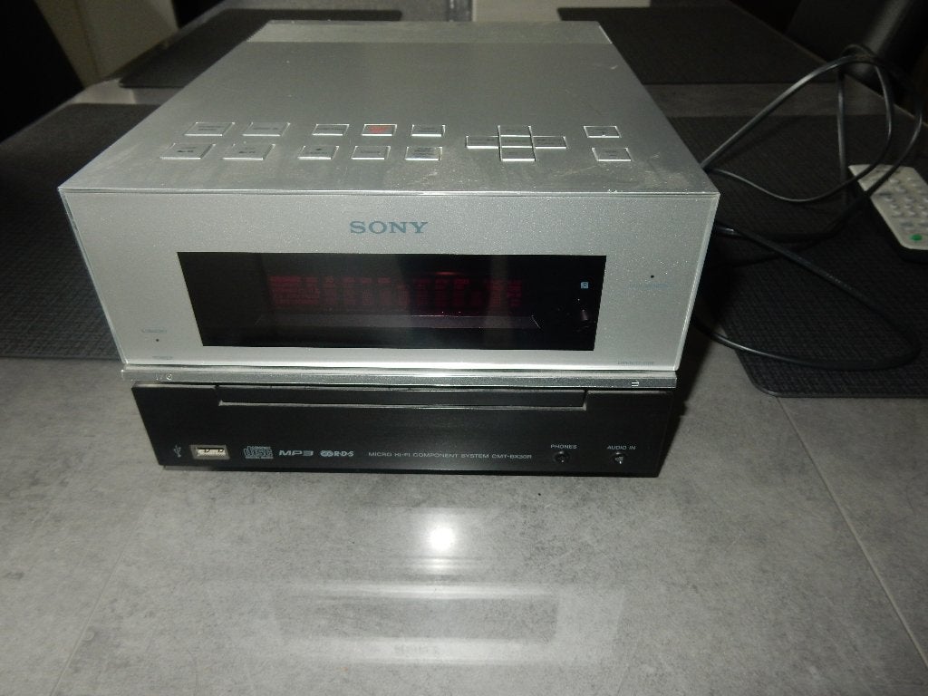 nr.82 - Sony micro hifi component system, Enlèvement, Tuner ou Radio, Sony