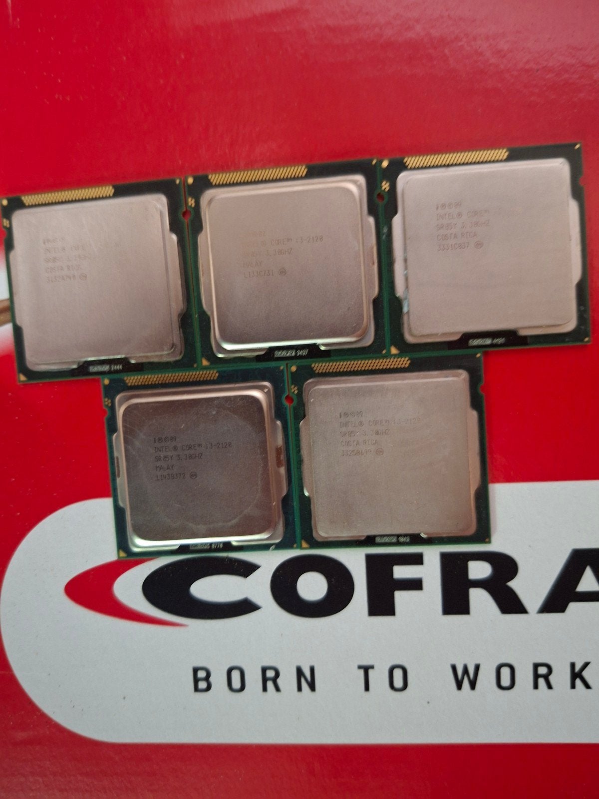 Lot de 5 Intel Core i3-2120 – 3,30 GHz – LGA1155, Informatique & Logiciels, Enlèvement ou Envoi, 3 à 4 Ghz, Utilisé, LGA 1155
