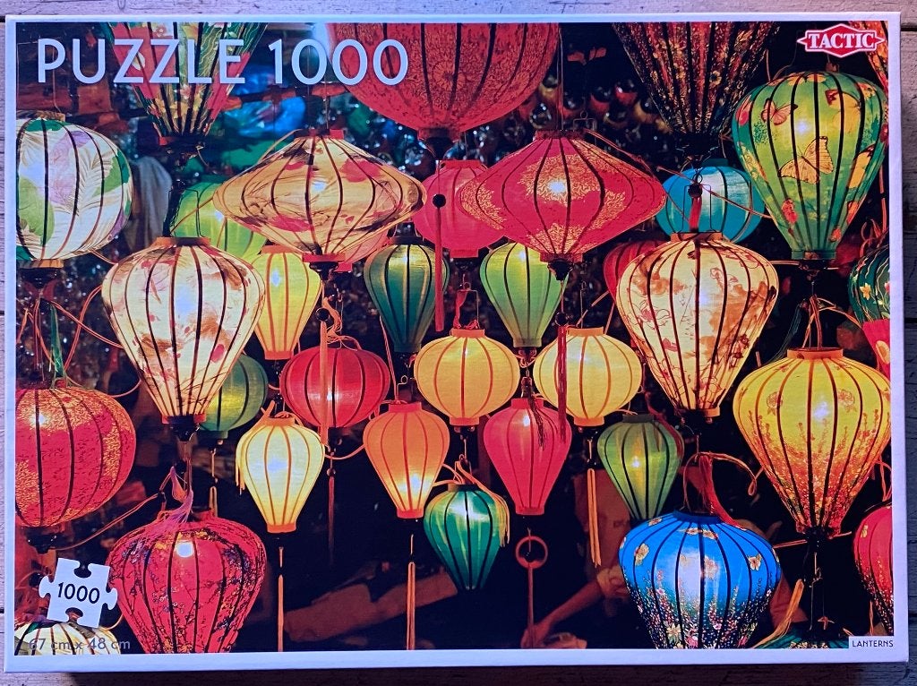 Puzzel "Lampionnen" (1000 stuks), Ophalen of Verzenden, Gebruikt