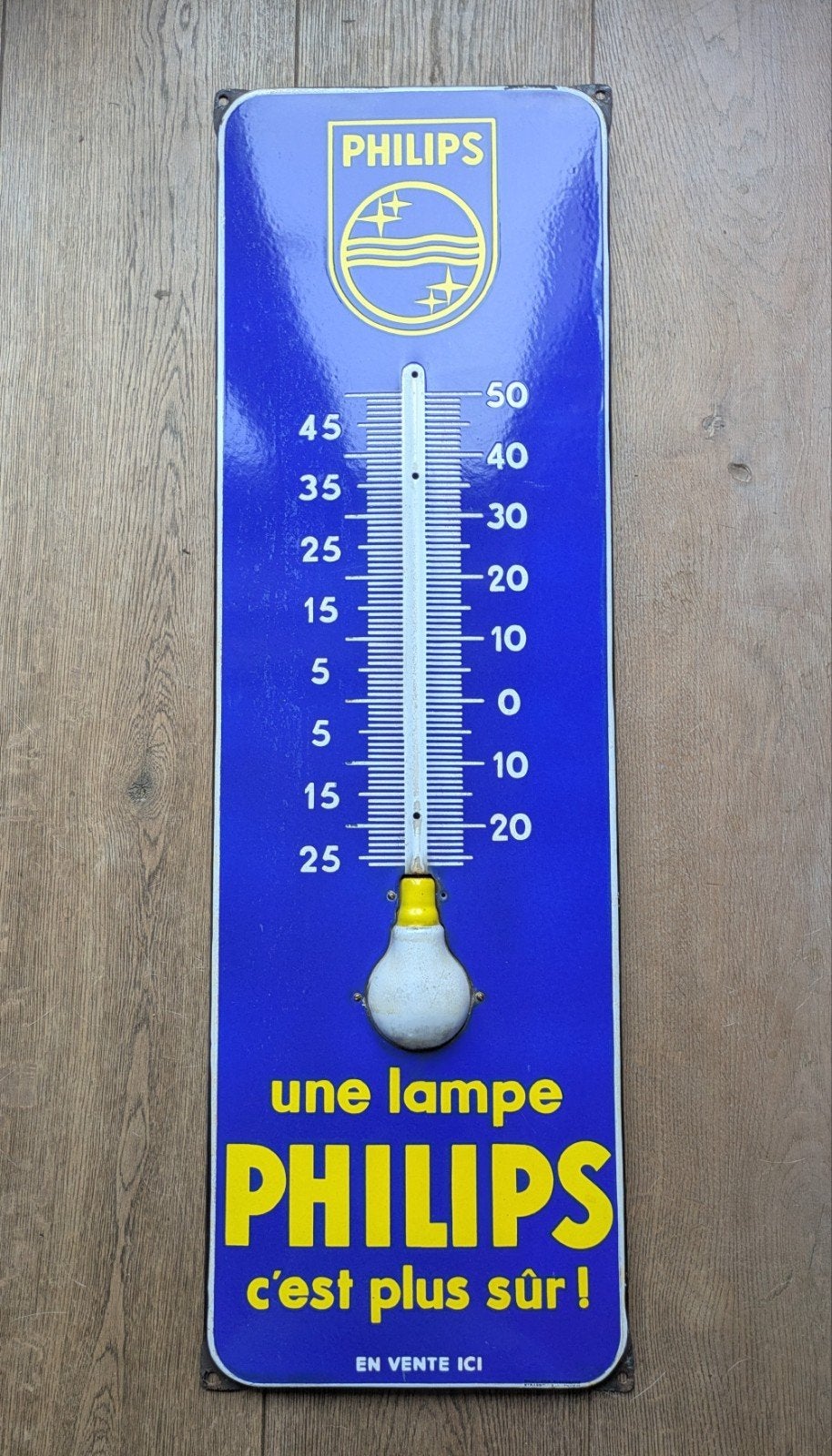 Plaque émaillée Philips des années 50/60, Enlèvement ou Envoi