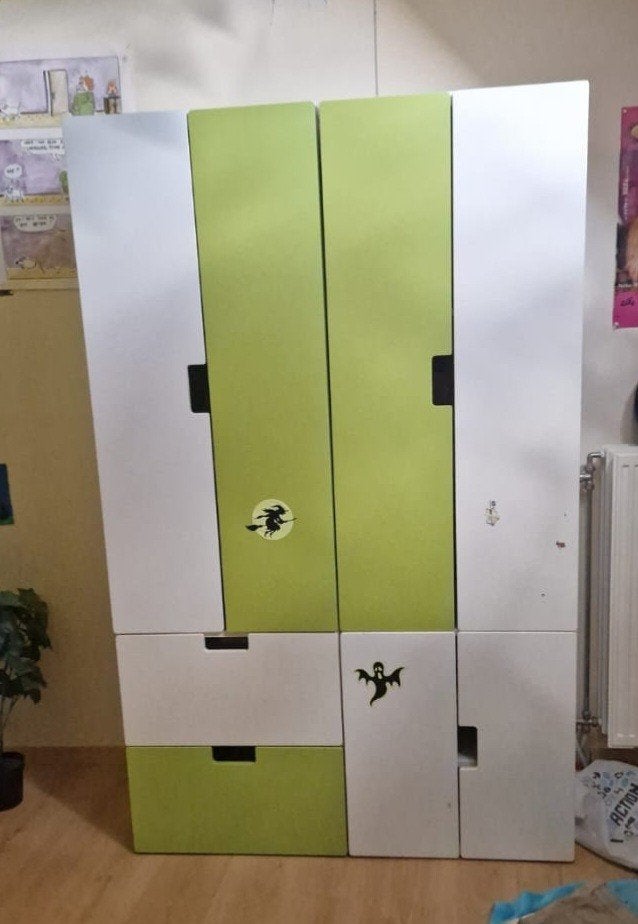 Kinderkleerkast ( 2 stuks), Kinderen en Baby's, Kinderkamer | Commodes en Kasten, Ophalen, Gebruikt, 105 cm of meer, Minder dan 50 cm