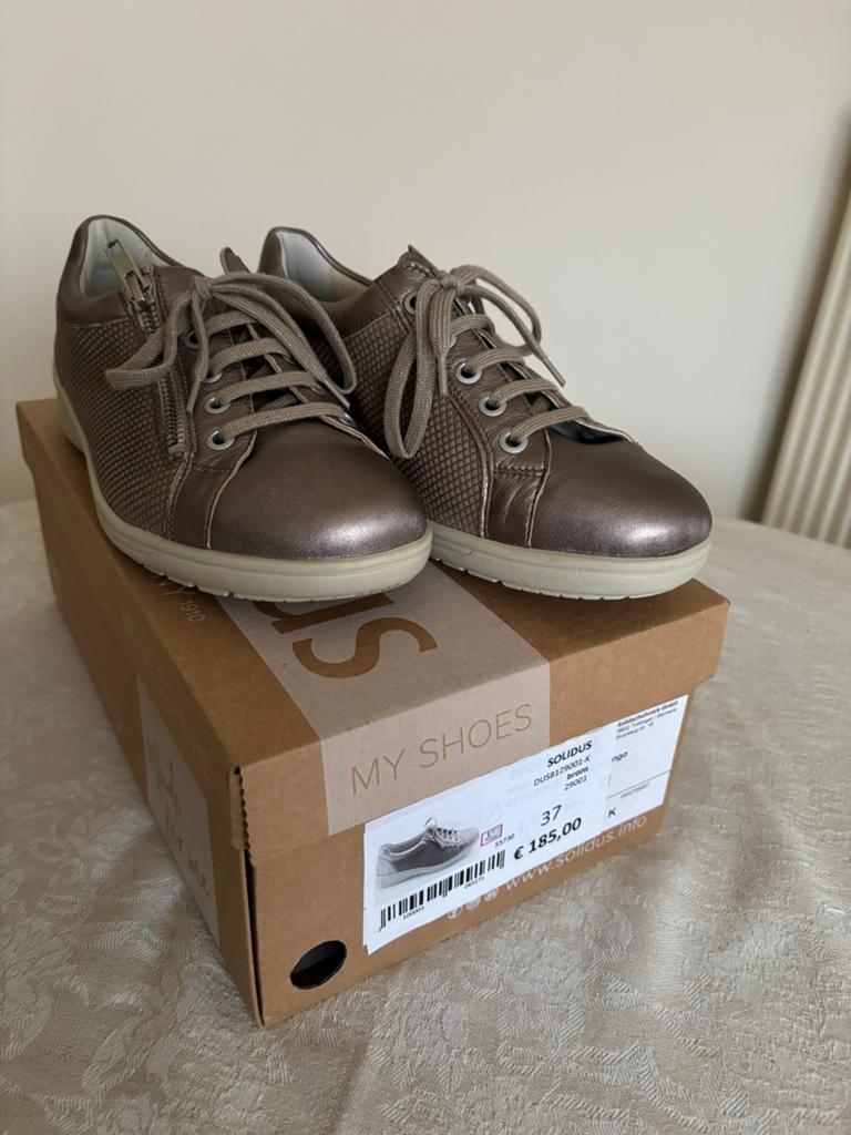 Dames sneakers Solidus brons 37, Enlèvement ou Envoi, Comme neuf, Sneakers et Baskets