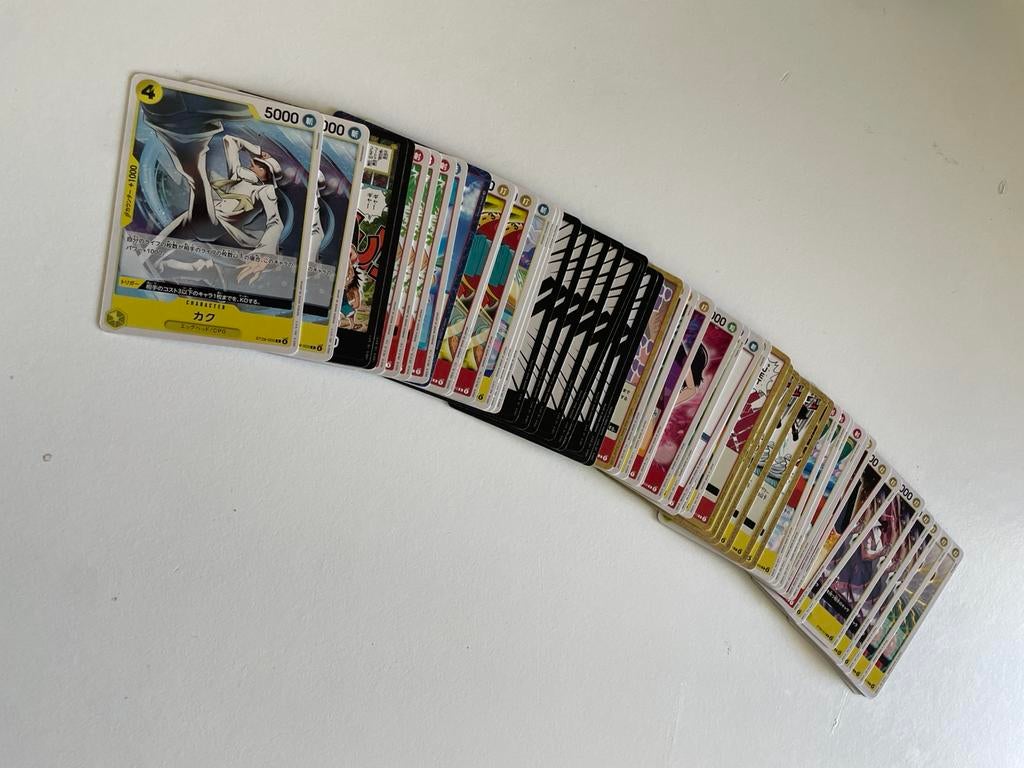 (JP) One Piece kaarten Lot - One Piece TCG, Ophalen of Verzenden, Zo goed als nieuw, Meerdere kaarten, Foil