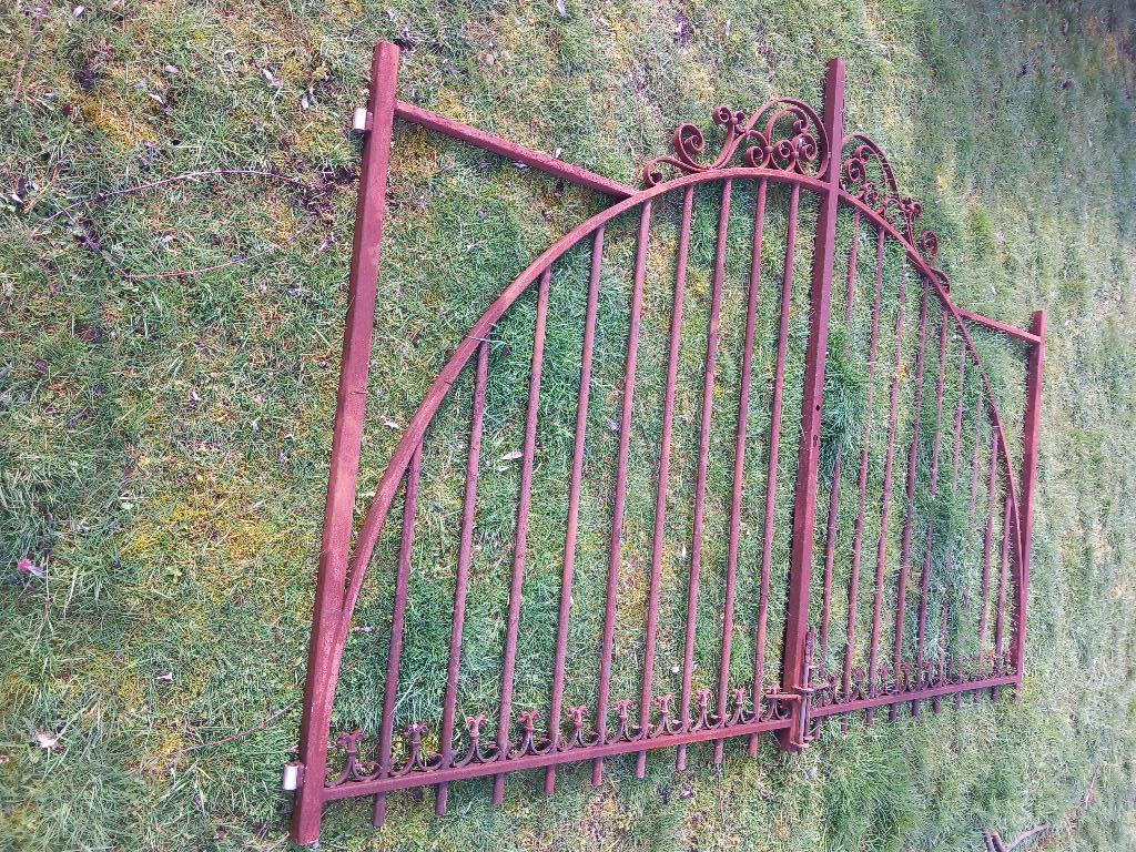Nieuw ijzeren hekken te koop 3m breed, Jardin & Terrasse, Clôtures de jardin, Neuf, Clôture ornementale, Fer, Avec portail, Enlèvement
