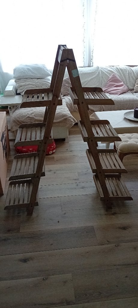 Présentoir en bois brun, Campagnard, Comme neuf, Enlèvement, Bois