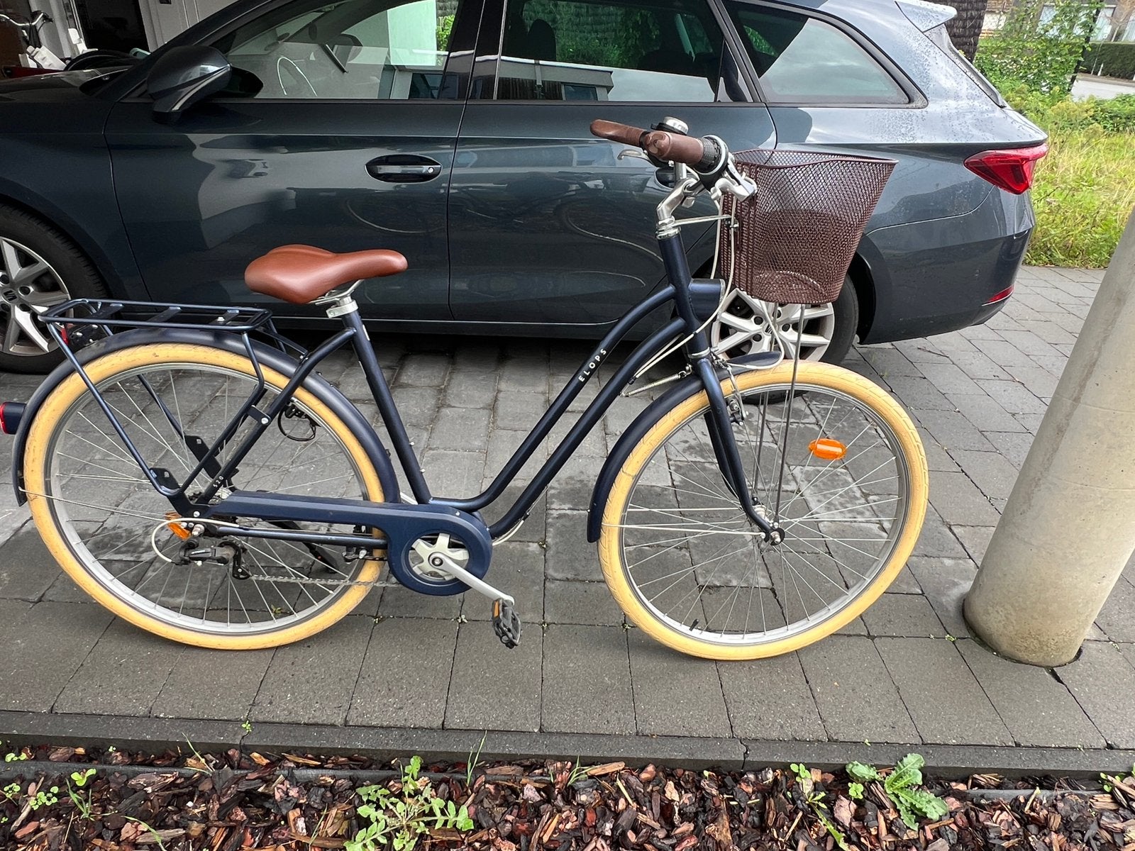 Damesfiets Elops 520, Ophalen, Gebruikt, Overige merken, Mandje
