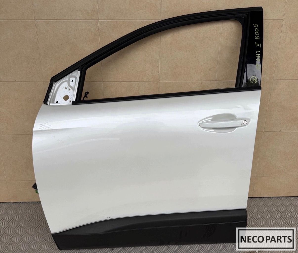 PEUGEOT 5008 II FACELIFT PORTIER DEUR LINKS ALLES LEVERBAAR!, Gebruikt, -, Ophalen of Verzenden, Achter