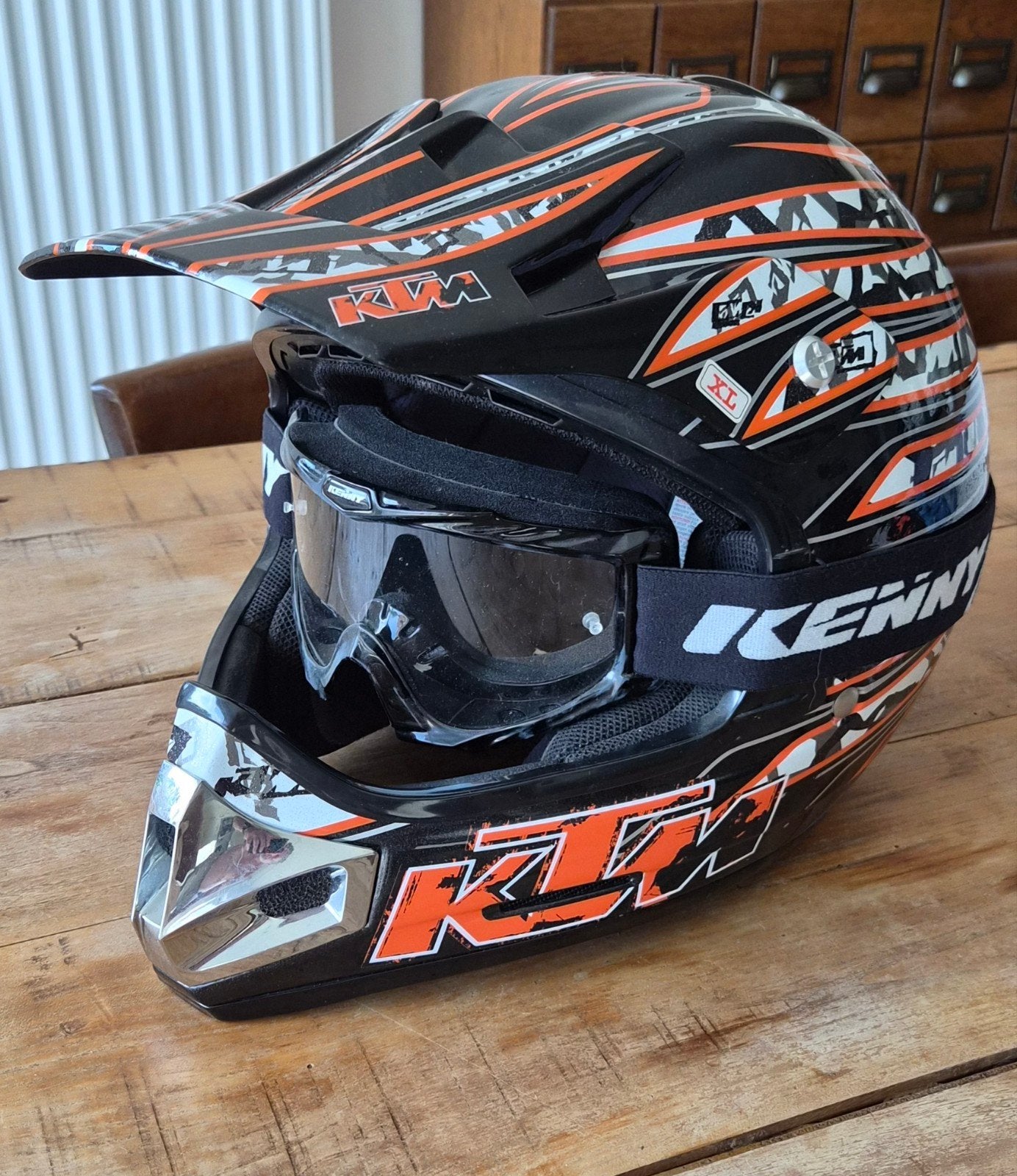 Casque moto cross ou enduro KTM., Motos, Femmes, Enlèvement ou Envoi, Neuf, sans ticket, XL