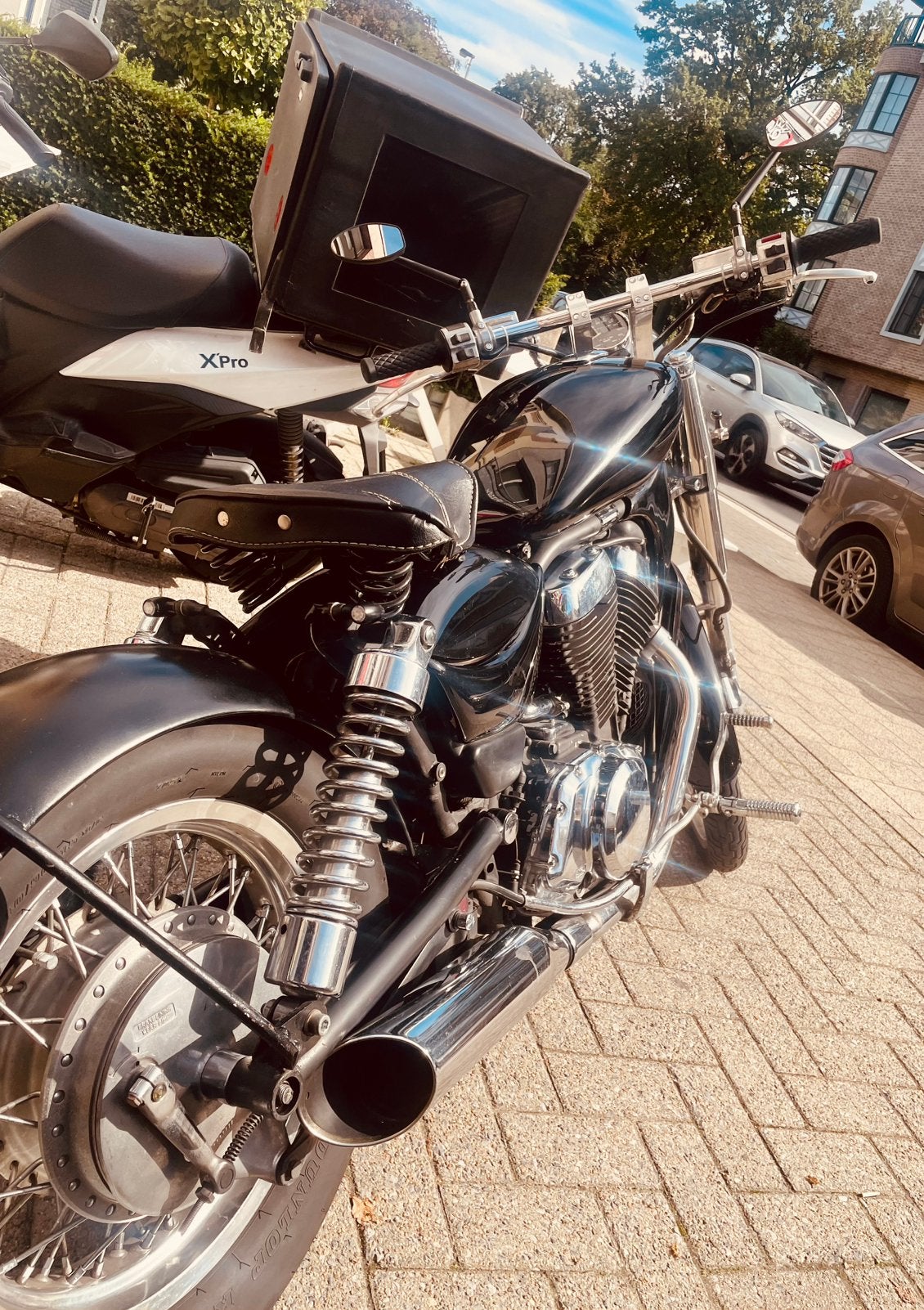 Suzuki Intruder 750 Bobber custom made. 1989, Motoren, Ophalen, Gebruikt