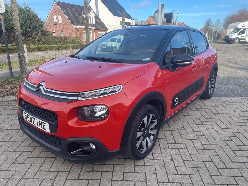Citroen C3 1.2 benzine van 12/2016 met 90000km!, Rouge, Essai à domicile, Achat, Entreprise