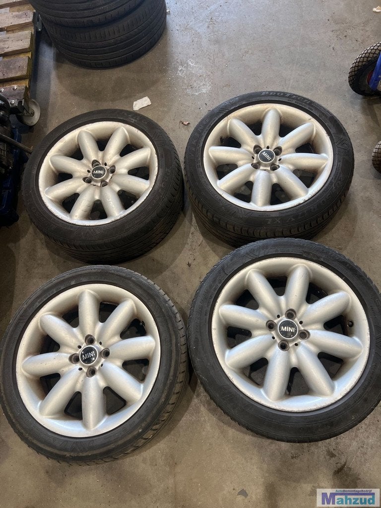 MINI cooper one Velgen 4x100 56.1 17 inch, Auto-onderdelen, Banden en Velgen, Gebruikt, Customer.service@mini.co.uk, Band(en)