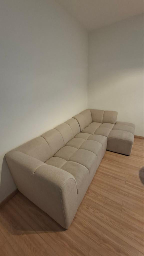 ️ Canapé modulable beige style Togo – Bon etat !, Enlèvement, Tissus, Scandinave