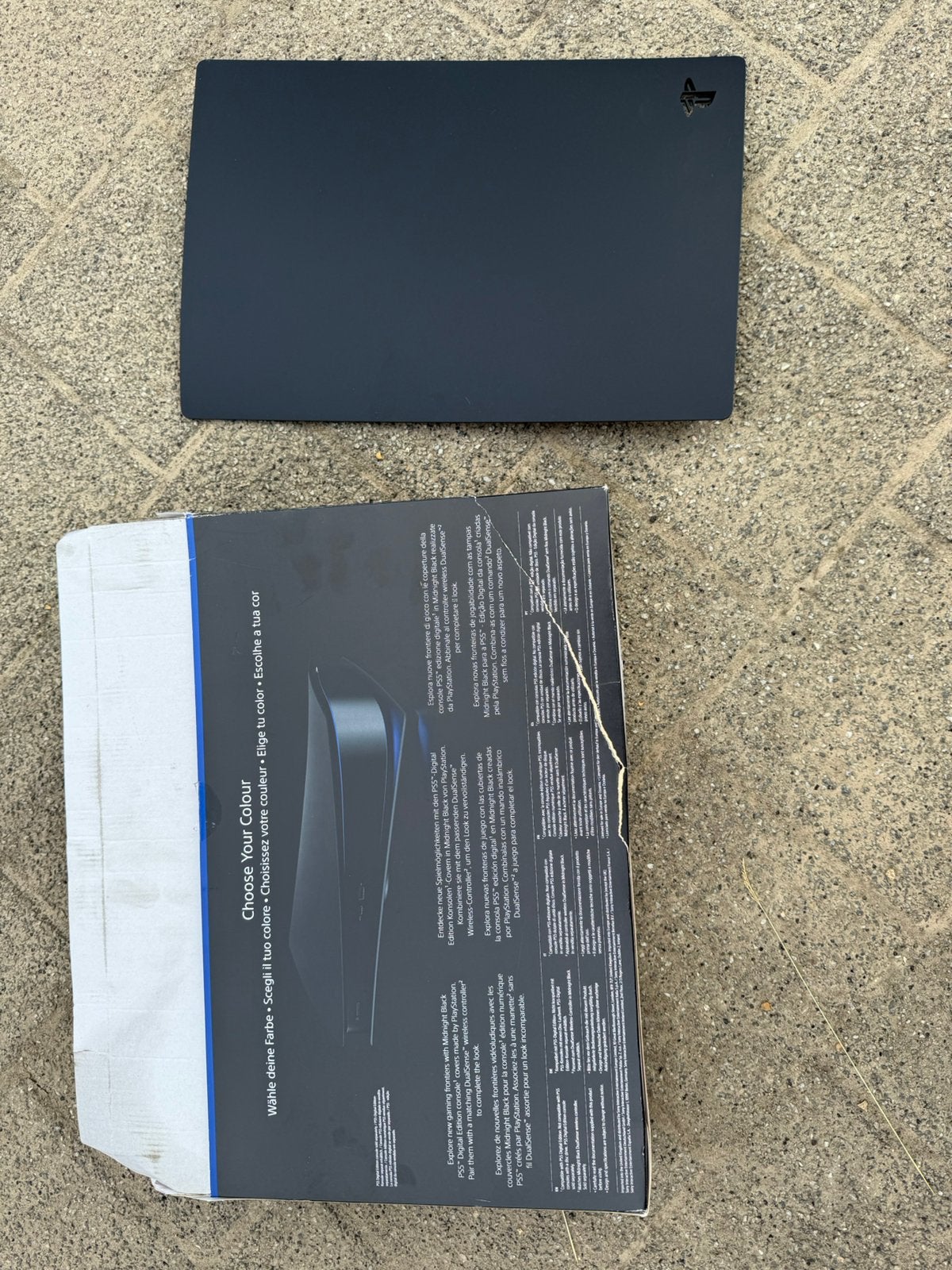 Splinternieuwe Sony PS5 Digital CoversMidn Black (Origineel), Games en Spelcomputers, Ophalen, Zo goed als nieuw
